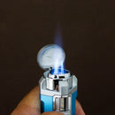 Scorch Torch | 3.5″ Auto Open Triple Torch with Cigar punch [61728-3T] - Display of 12 Torch Canadian Distributor