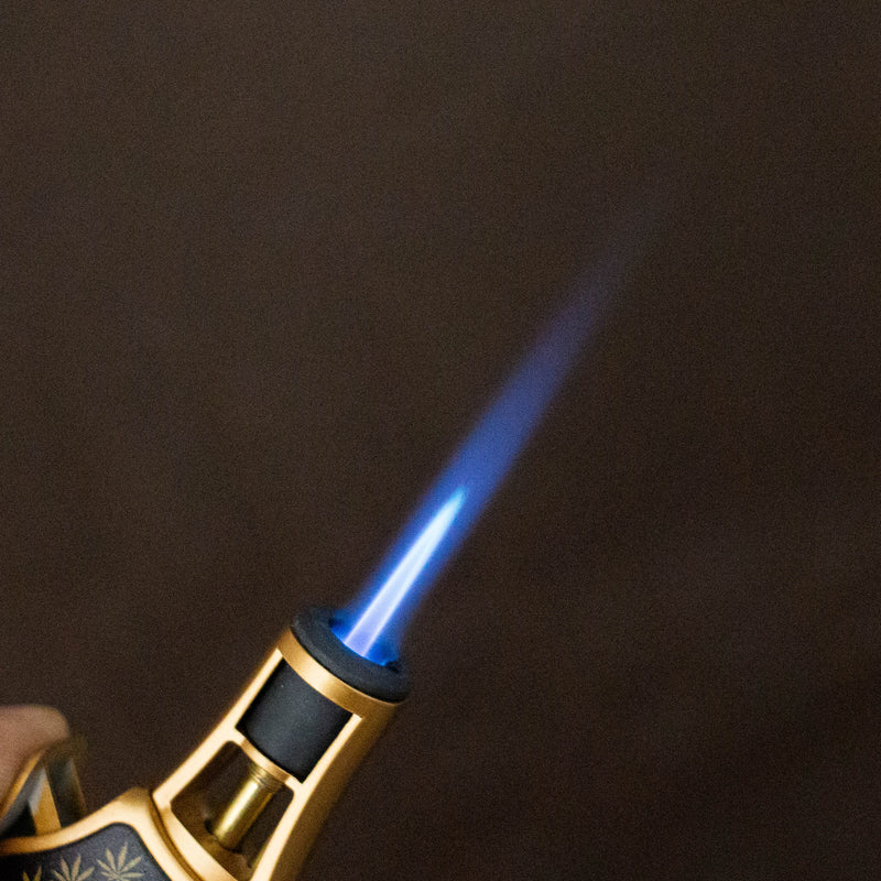 O Scorch Torch | Mandala Leaf Designs single flames torch lighter [61644-3]