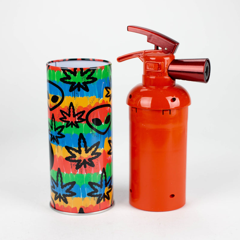 O Click It | 2-in-1 Large Fire Extinguisher Torch Lighter & Stash Can