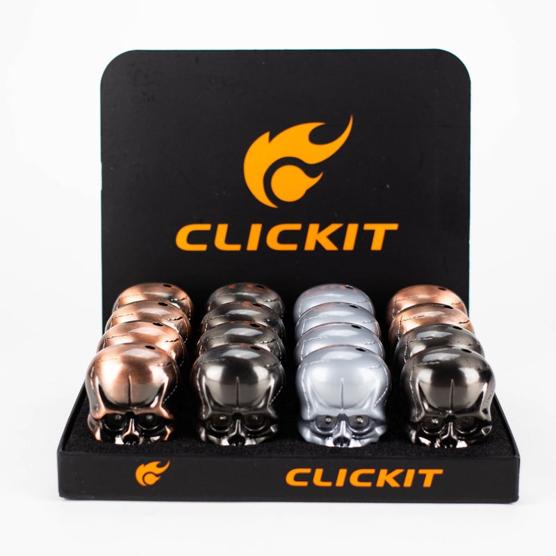 O Click It | Deluxe Skull design Lighter [GH-9067]