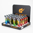 Click It | Shiny Triple Torch Lighter with cigar punch [GH-10817] Torch Canadian Distributor