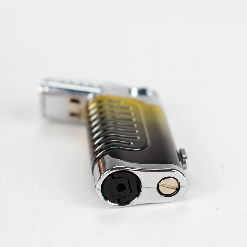 O Click It | Shiny Triple Torch Lighter with cigar punch [GH-10817]