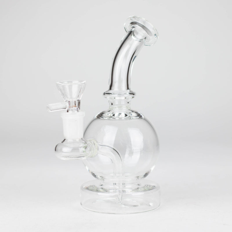 O 7" Solid Color Electroplate Glass Bong