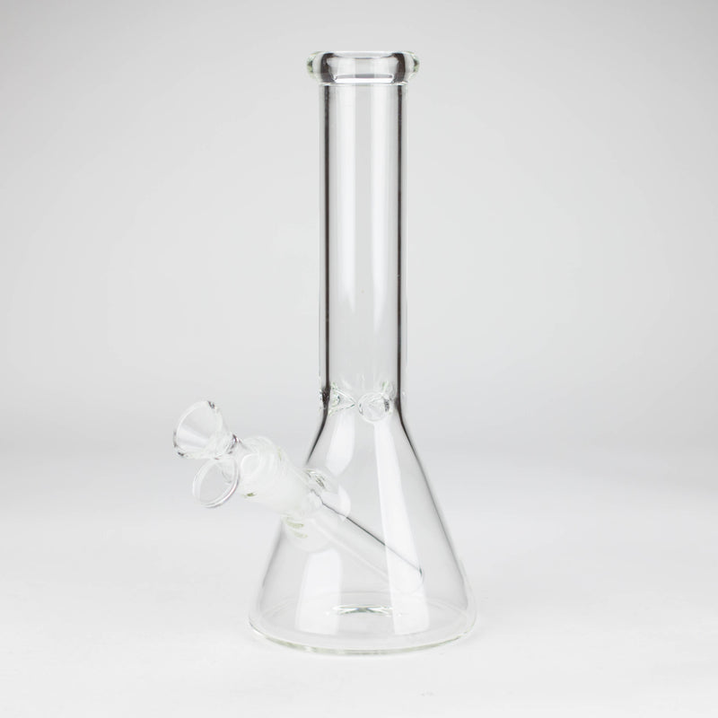 O 10" 4mm Clear Beaker Water Bong