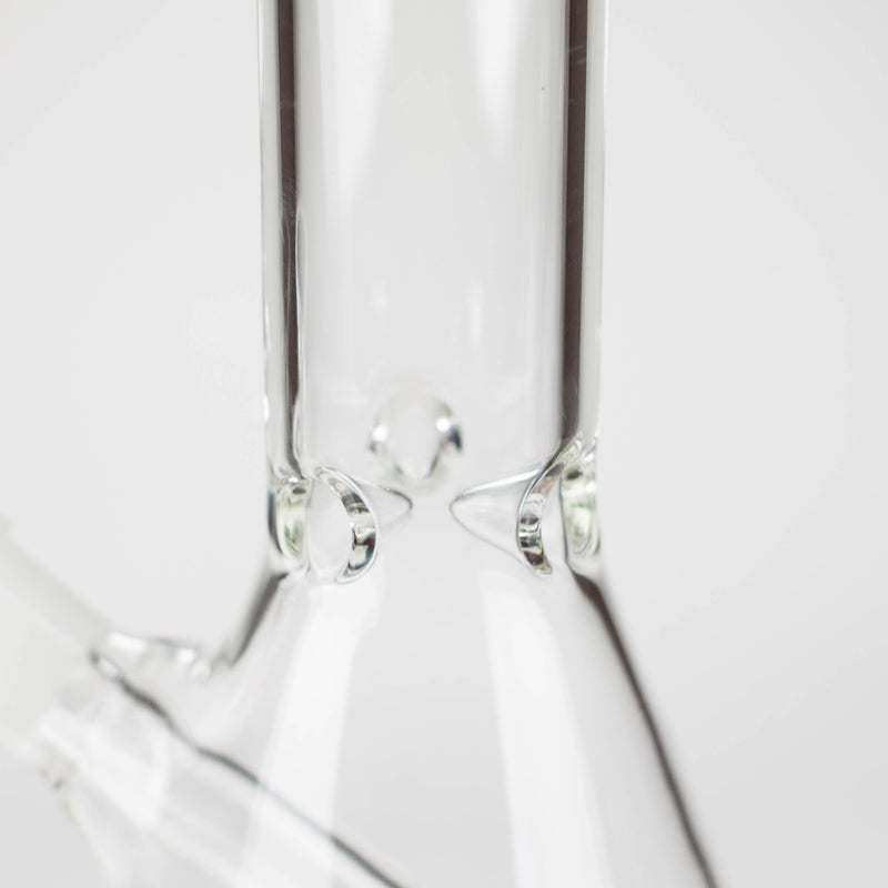 O 10" 4mm Clear Beaker Water Bong