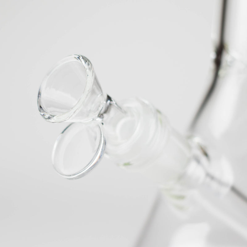 O 10" 4mm Clear Beaker Water Bong