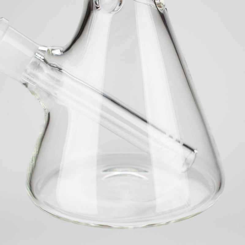 O 10" 4mm Clear Beaker Water Bong