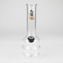 6" Clear Glass water pipe-Sticker Glass Bong Bongzie Smokes