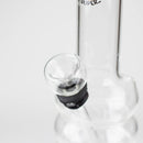 6" Clear Glass water pipe-Sticker Glass Bong Bongzie Smokes
