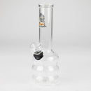 6" Clear Glass water pipe-Sticker Glass Bong Bongzie Smokes