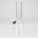6" Clear Glass water pipe-Sticker Glass Bong Bongzie Smokes
