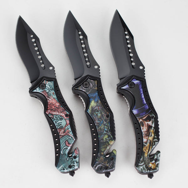 O SkullBlade Foldable Pocket Knife