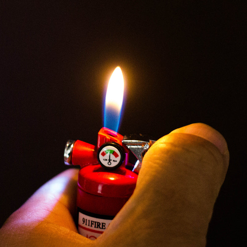 O Click It | Fire Extinguisher design Flame Lighter [GH-6337]