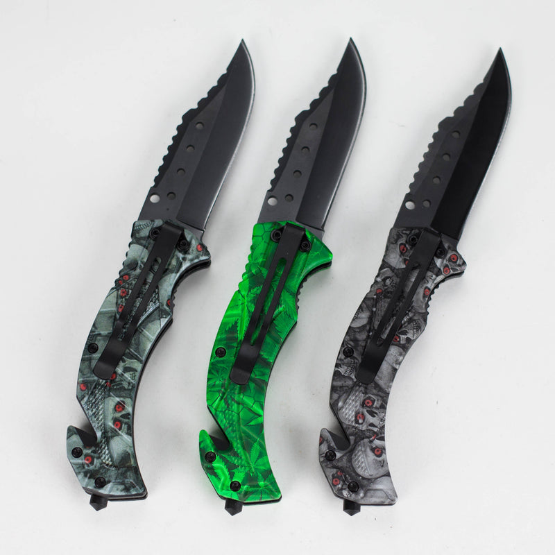 O SkullStrike Foldable Pocket Knife