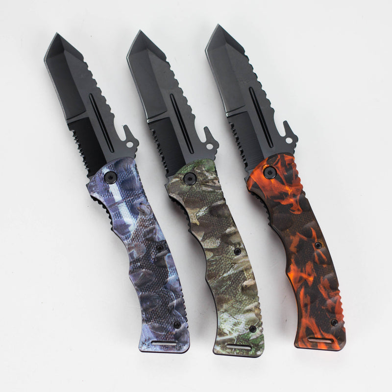 O Tactical Flame Foldable Pocket Knife