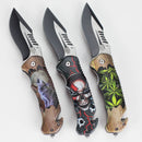 Nature's Wrath Foldable Pocket Knife Folding Knife JJ Distribution