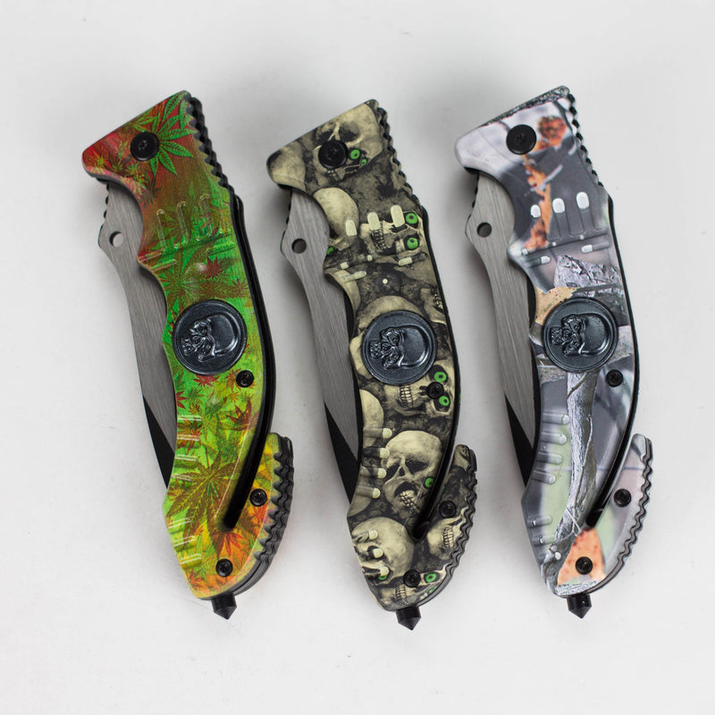 O SkullMark Foldable Pocket Knife