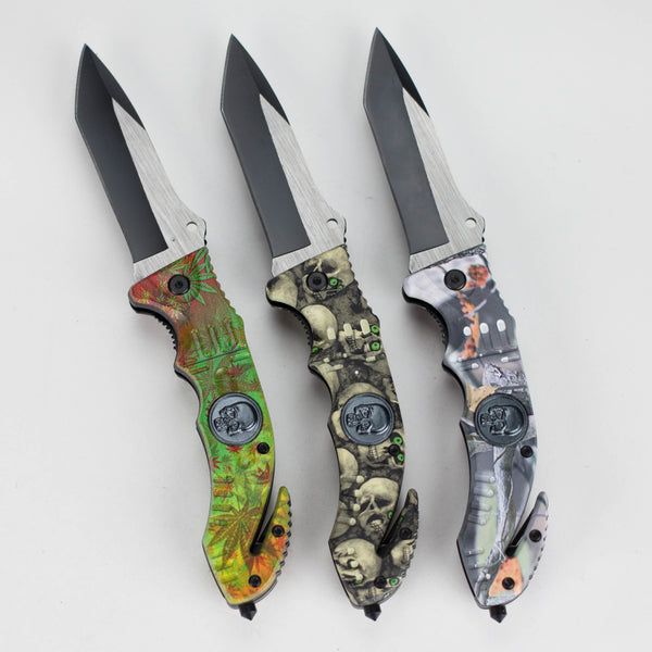 O SkullMark Foldable Pocket Knife