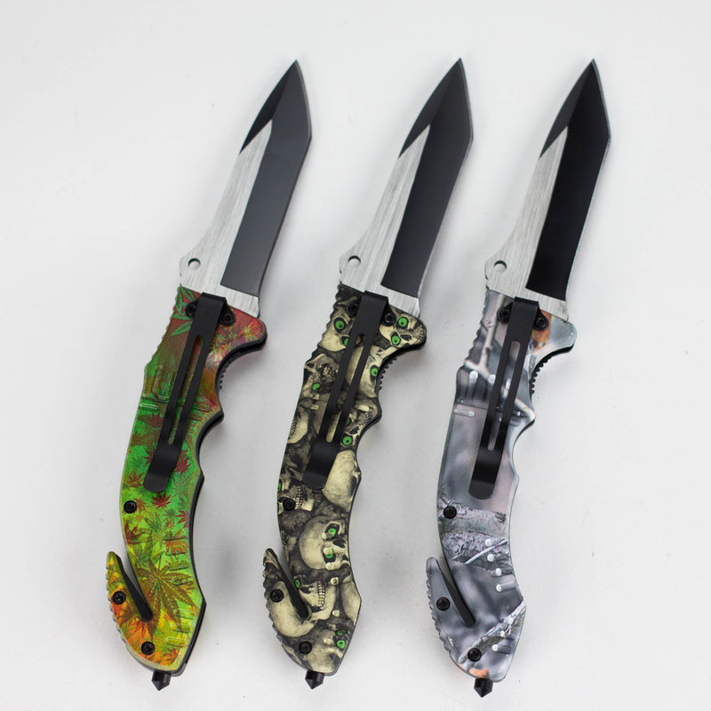 O SkullMark Foldable Pocket Knife