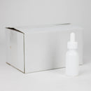 30ml Matt White Bottles with Dropper - Box of 12 Vial JC Novelty & Design