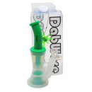 Dabware | Silicone Bubbler Platinum 10" Double Perc (Green) Resin · Silicone · Plastic Bong Maq Distributors