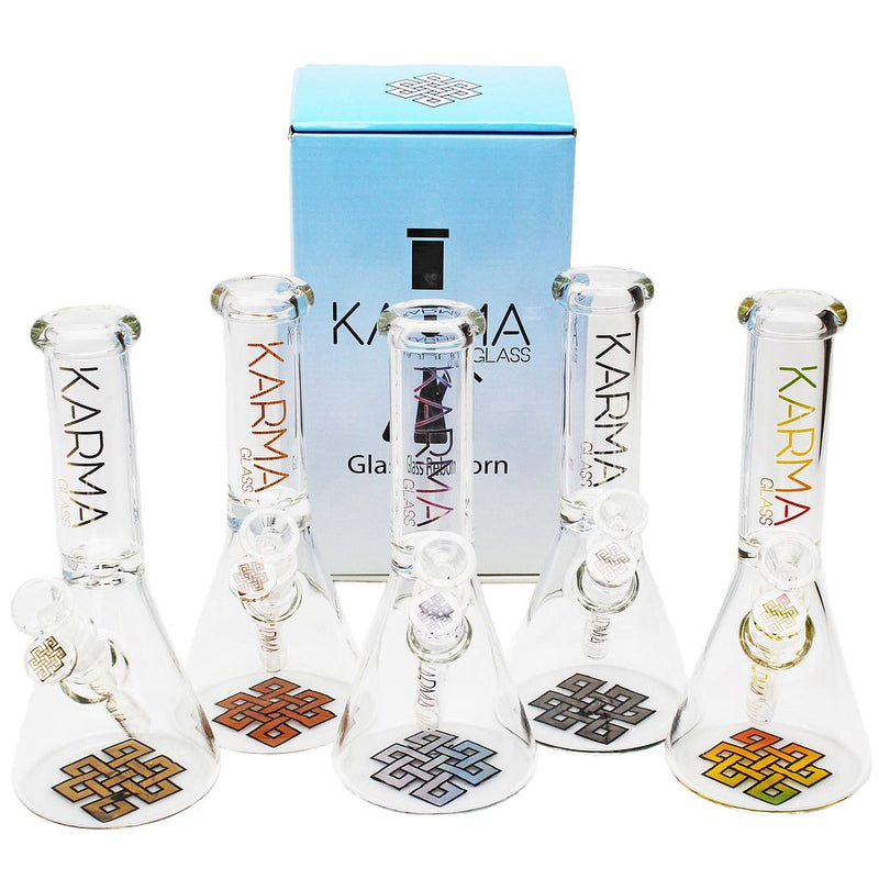 Glass Bong Good Karma 9" Skinny Beaker_0