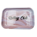 Rolling Club | Metal Rolling Tray - Medium Tray Maq Distributors Pink