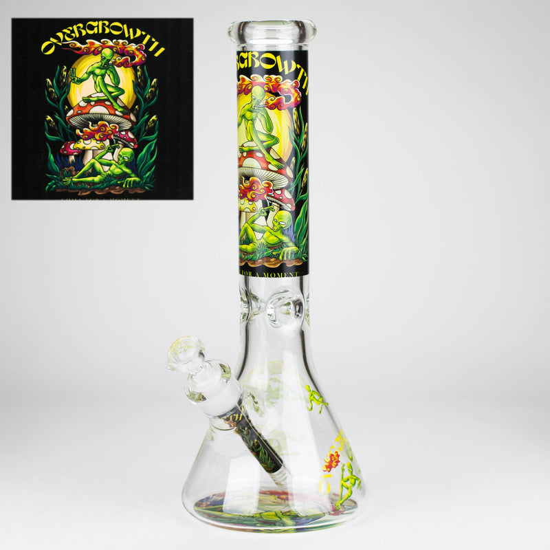 O 14″ Design Exclusive License Glass 7mm Bong Beaker Bong-Box of 6 [C1559-COMBO A]