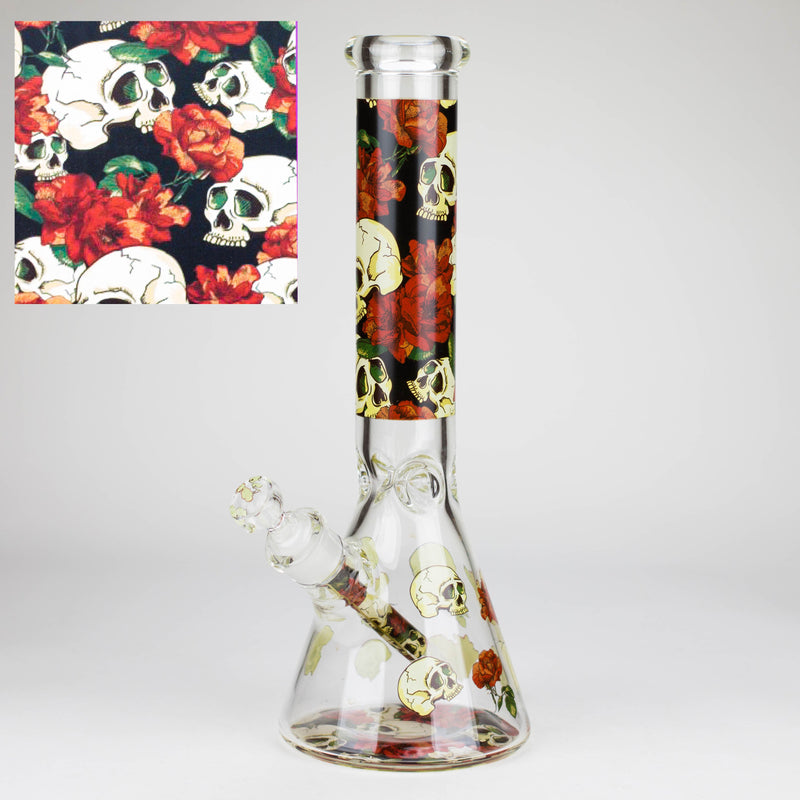 O 14″ Design Exclusive License Glass 7mm Bong Beaker Bong-Box of 6 [C1559-COMBO A]