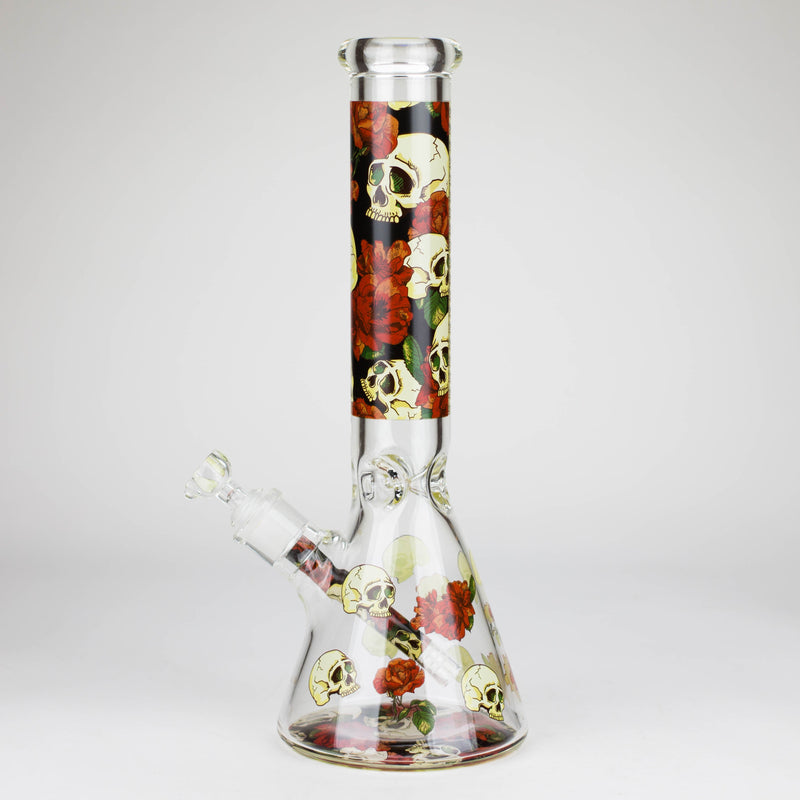 O 14″ Design Exclusive License Glass 7mm Bong Beaker Bong-Box of 6 [C1559-COMBO A]