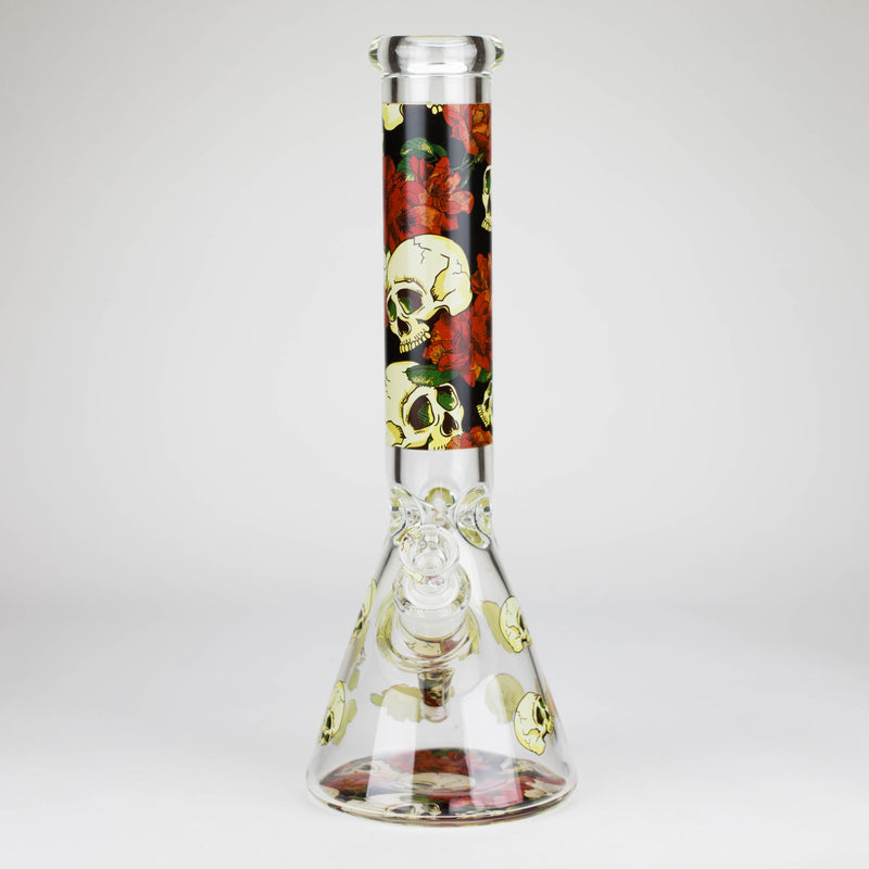 O 14″ Design Exclusive License Glass 7mm Bong Beaker Bong-Box of 6 [C1559-COMBO A]