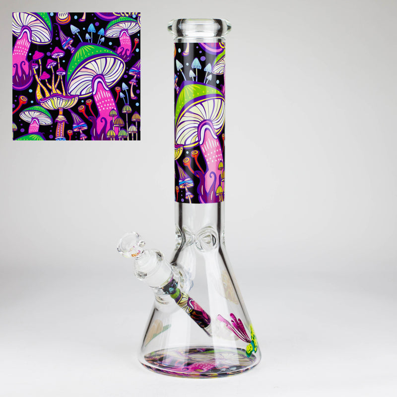 O 14″ Design Exclusive License Glass 7mm Bong Beaker Bong-Box of 6 [C1559-COMBO B]