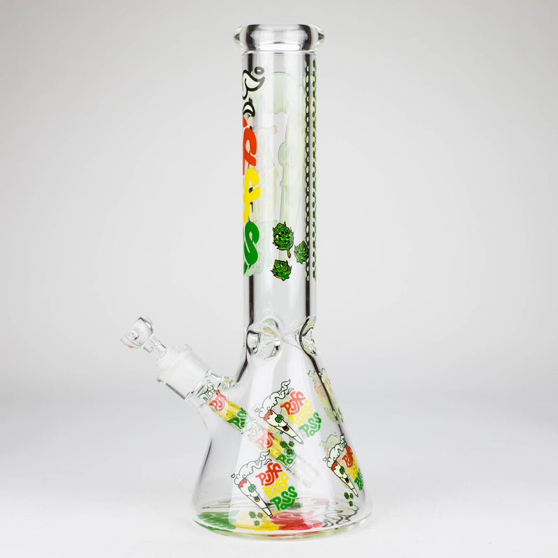 O 14″ Design Exclusive License Glass 7mm Bong Beaker Bong-Box of 6 [C1559-COMBO B]