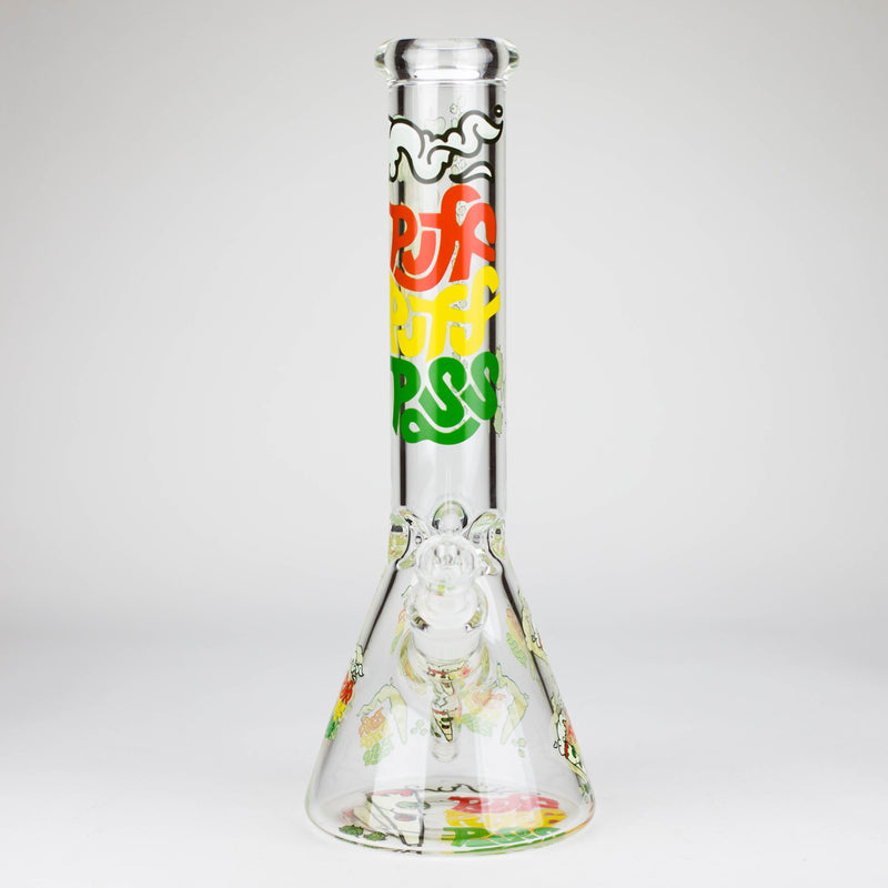 O 14″ Design Exclusive License Glass 7mm Bong Beaker Bong-Box of 6 [C1559-COMBO B]