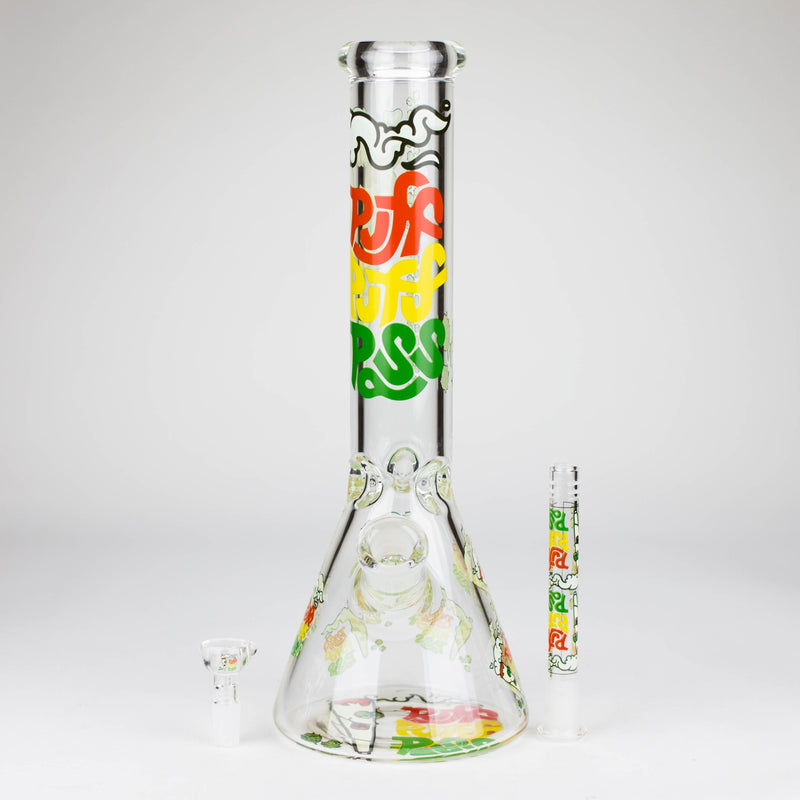 O 14″ Design Exclusive License Glass 7mm Bong Beaker Bong-Box of 6 [C1559-COMBO B]