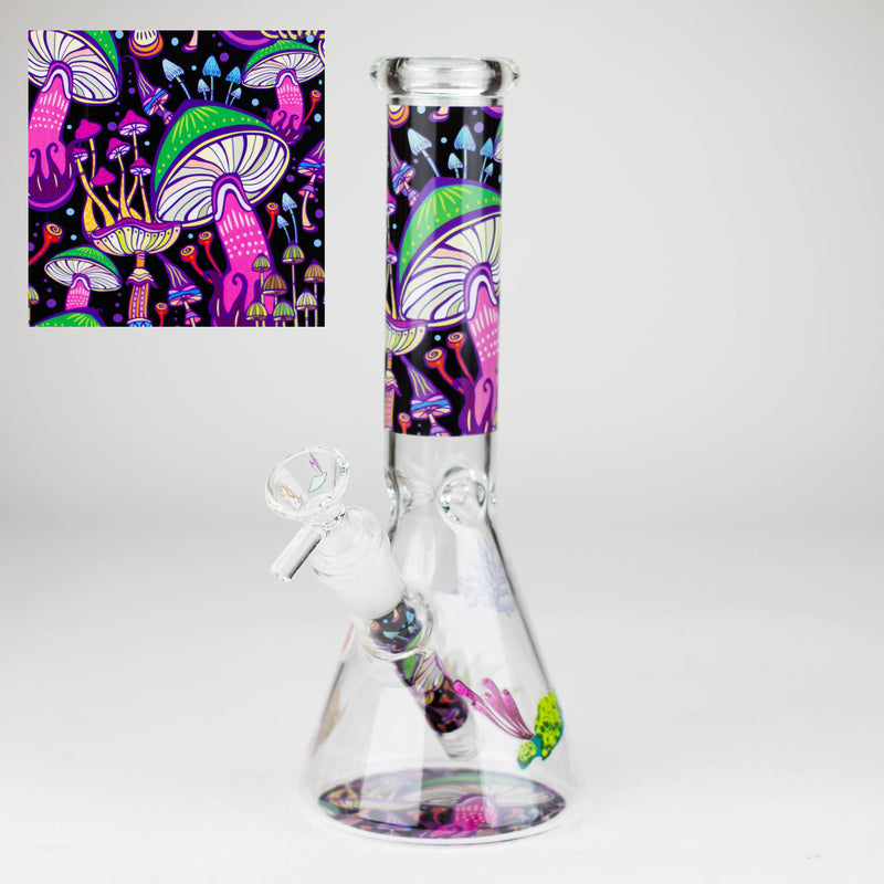 O 10″ Design Exclusive License Glass Bong Beaker Bong-Box of 20 [DCK014-COMBO D]