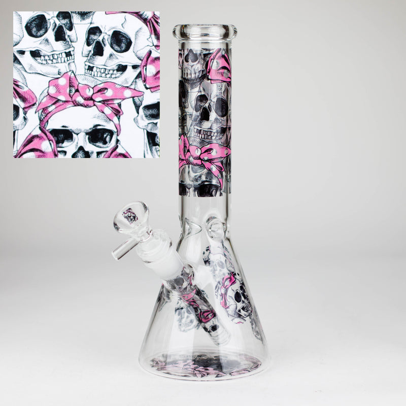 O 10″ Design Exclusive License Glass Bong Beaker Bong-Box of 20 [DCK014-COMBO D]