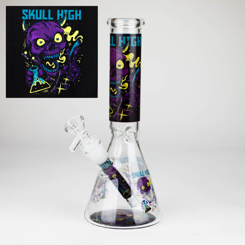 O 10″ Design Exclusive License Glass Bong Beaker Bong-Box of 20 [DCK014-COMBO D]