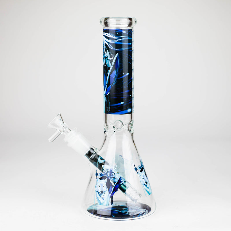 O 10″ Design Exclusive License Glass Bong Beaker Bong-Box of 20 [DCK014-COMBO D]