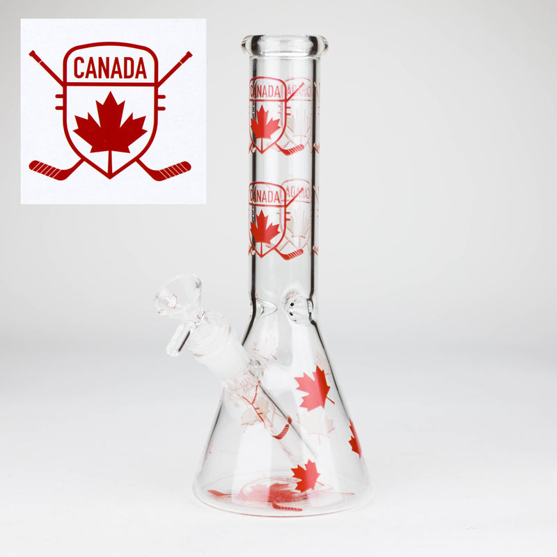 O 10″ Design Exclusive License Glass Bong Beaker Bong-Box of 20 [DCK014-COMBO D]