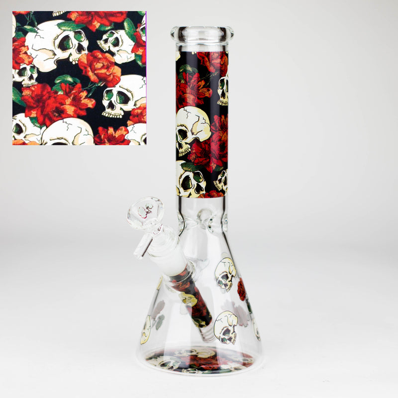 O 10″ Design Exclusive License Glass Bong Beaker Bong-Box of 20 [DCK014-COMBO D]