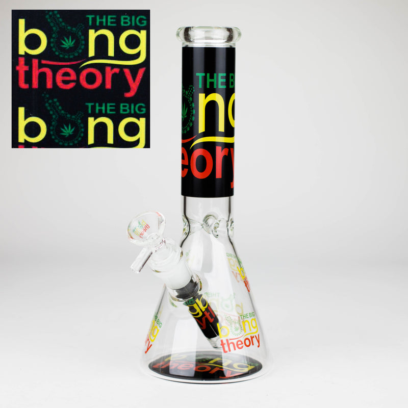 O 10″ Design Exclusive License Glass Bong Beaker Bong-Box of 20 [DCK014-COMBO D]