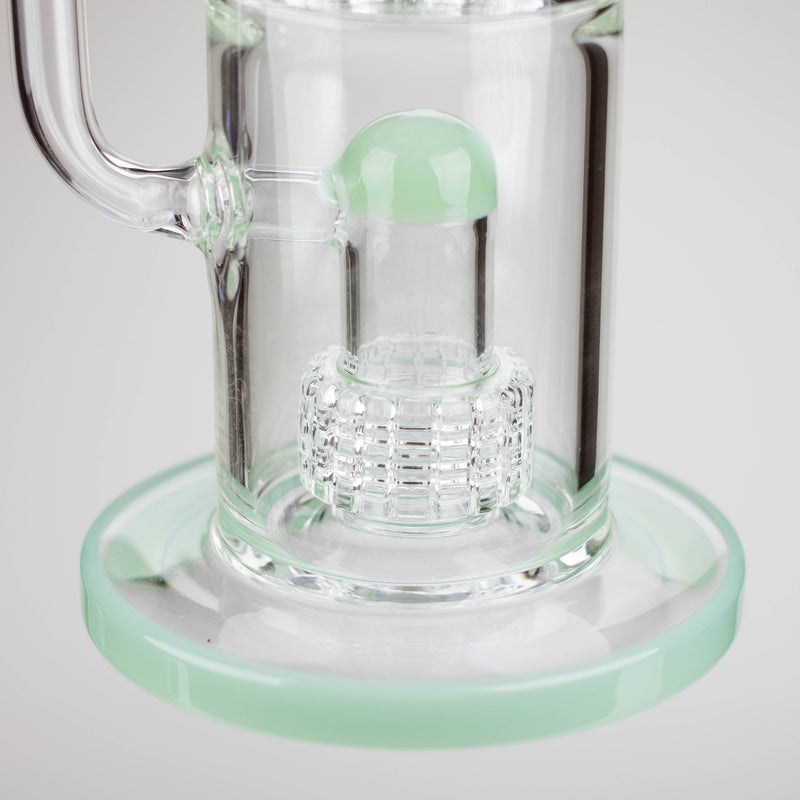 O 12″ Bent neck Glass Bong [C1539]