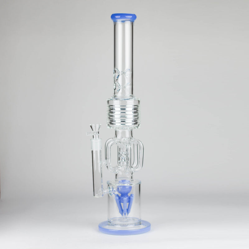 O 20" Glass recycle water bong [C1579]