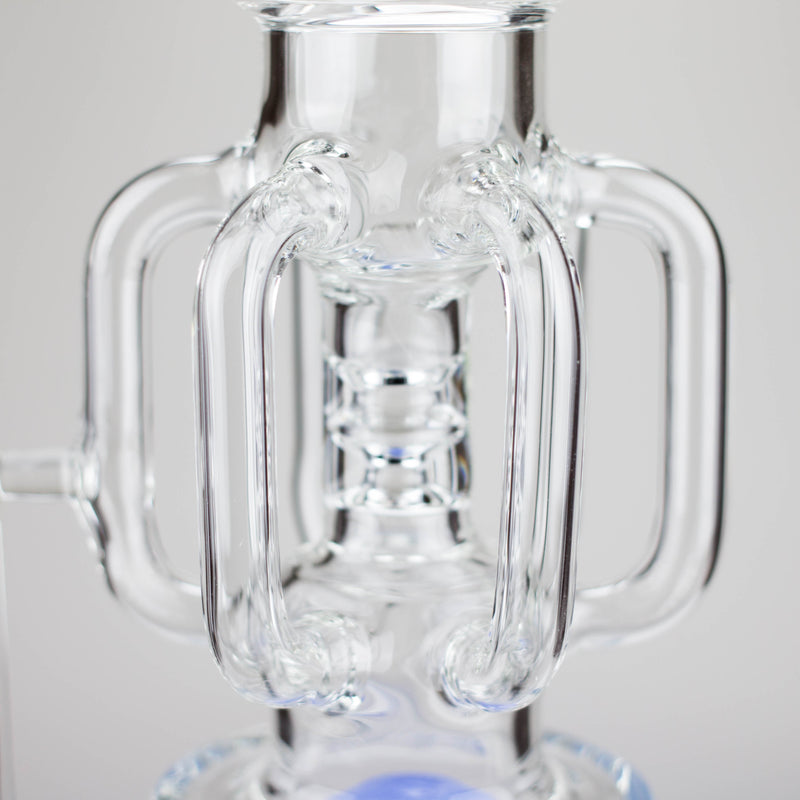 O 20" Glass recycle water bong [C1579]