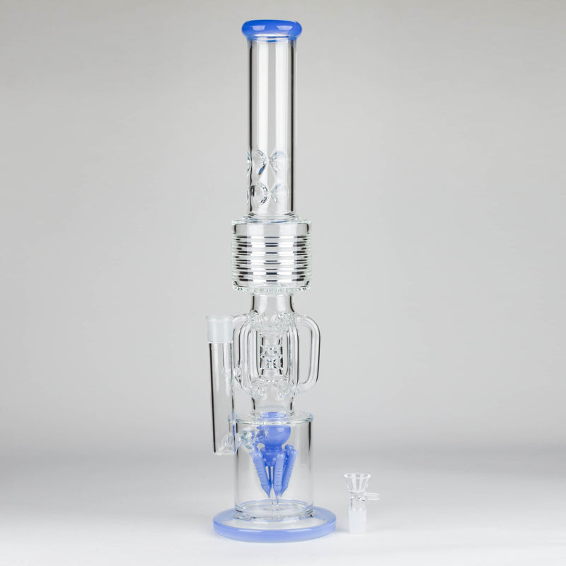 O 20" Glass recycle water bong [C1579]