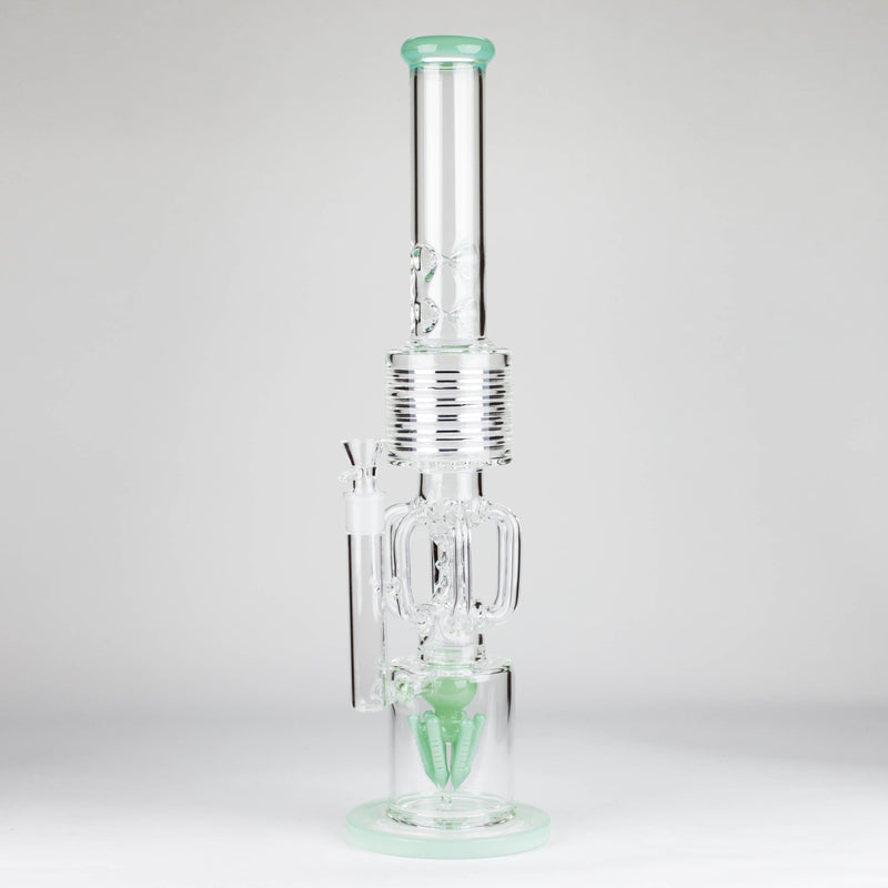 O 20" Glass recycle water bong [C1579]