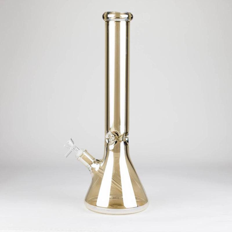 O 16" 7mm Beaker base glass bong [C1537]