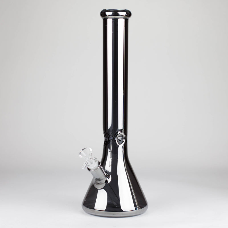 O 16" 7mm Beaker base glass bong [C1537]