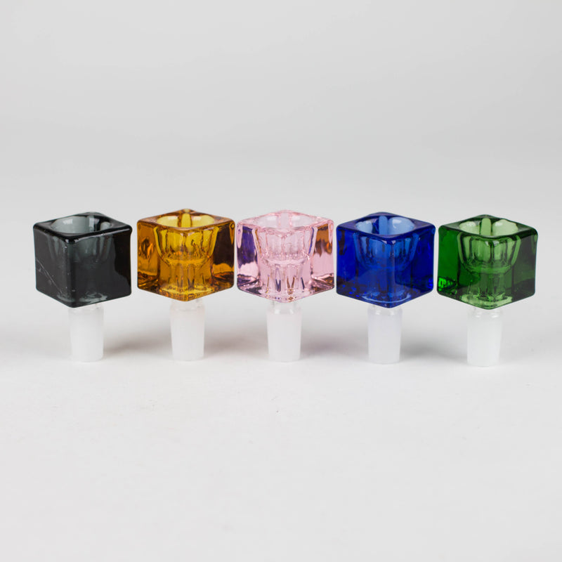 O Cube Male Join Glass Bowl Display Box of 8 [SMKJ-016]